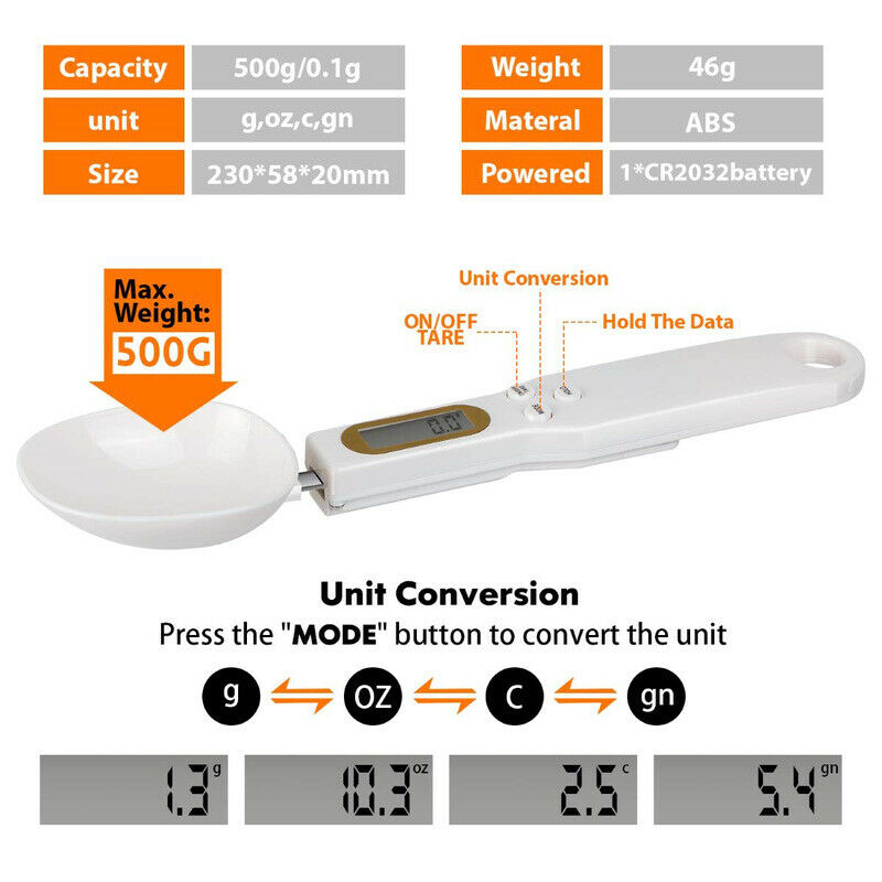 Digital Measuring Spoon with LCD Display
