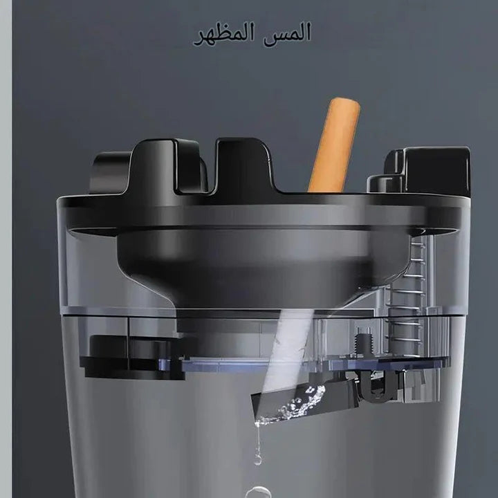 Car Ashtray with Smoke-Sealing Lid