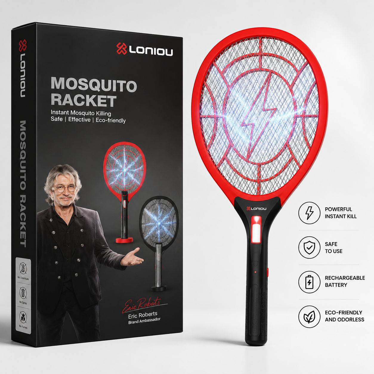 Electric Mosquito Killer Racket