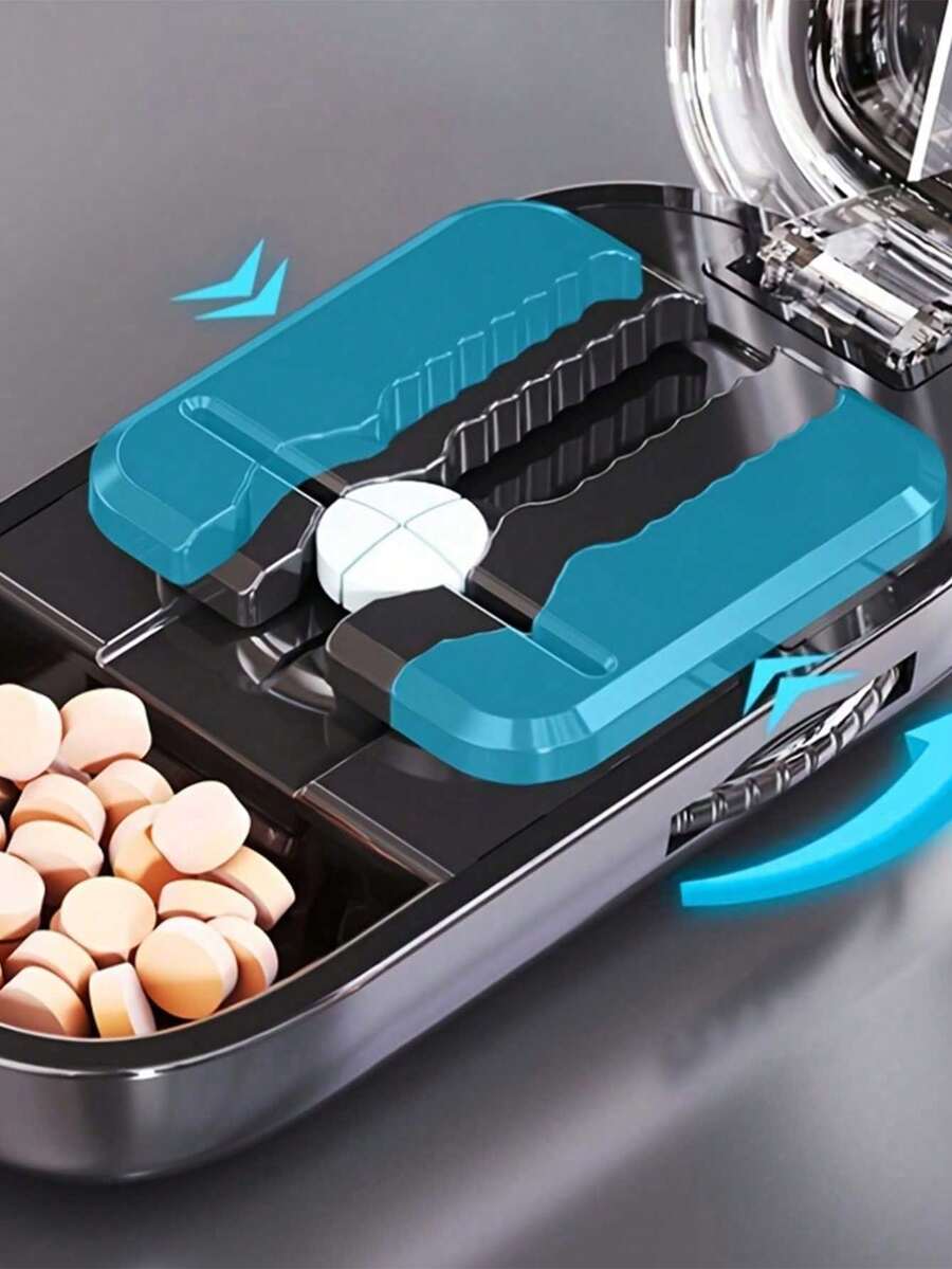 Pill Cutter & Organizer Case